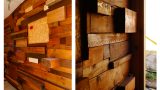 Recycled Wood Wall Austerlitz Architecture