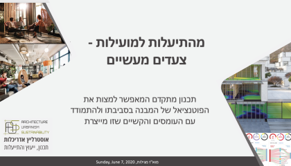 מהתיעלות למועילות – צעדים מעשיים